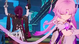 Kafka Versus Fu Xuan Matrix Fight Cutscene | Rudimentary Moves & Rain Of Bullets | Honkai Star Rail