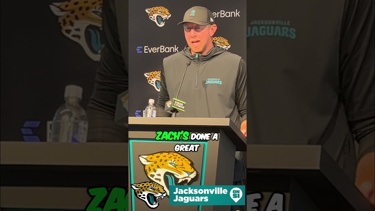 Jacksonville Jaguars HC Liam Coen On Elite Duo