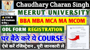 CCS University ODL Program Admission Form 2025 | CCSU ODL Program Eligibilty, Fees, Exam All Details