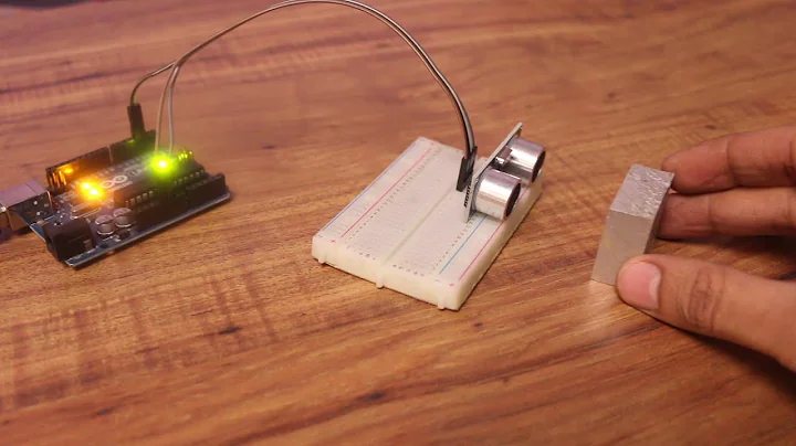 Ultrasonic Distance Sensor HC-SR04 and Arduino Tutorial