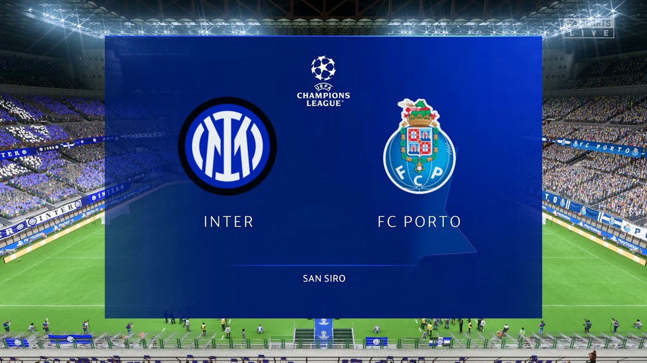 UEFA Champions League 2023 (Last 16) - Inter Milan Vs FC Porto - 1st Leg -  FIFA 23 - YouTube