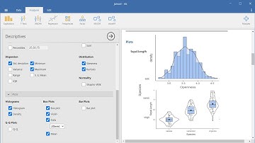 Normality, Skewness, Kurtosis, & Shapiro-Wilk normality test in Jamovi free software