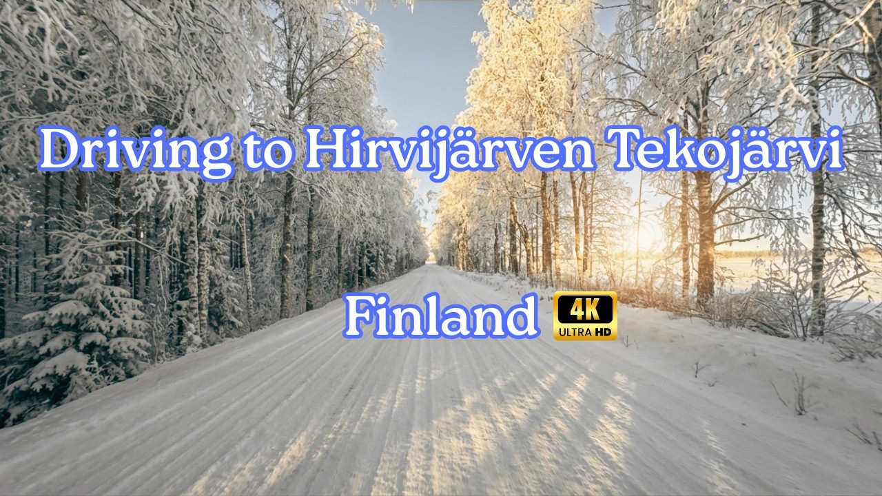 Seinäjoki → Hirvijärvi (February-2026) 4K POV Driving in Finland
