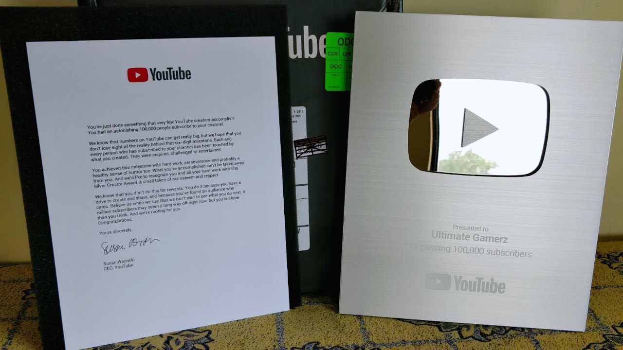 Finally Youtube New Silver Play Button Thanks You All Youtube