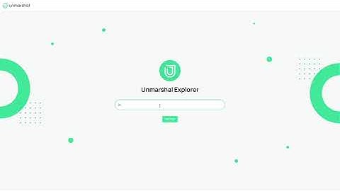 A short intro to Unmarshal and their blockchain explorer Xscan #Unmarshal #MultichainDeFiDataNetwork