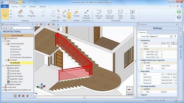 Edificius Tutorial - Railing object properties - ACCA software