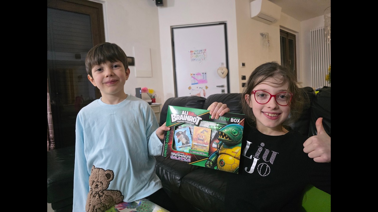 Unboxing Mistery Box Italian Brainrot serie Gamma Carte Rarissime e fine collezione 😱
