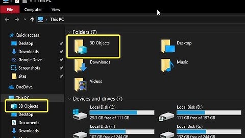 3D Objects is finally going to be hidden in Windows 10 File Explorer