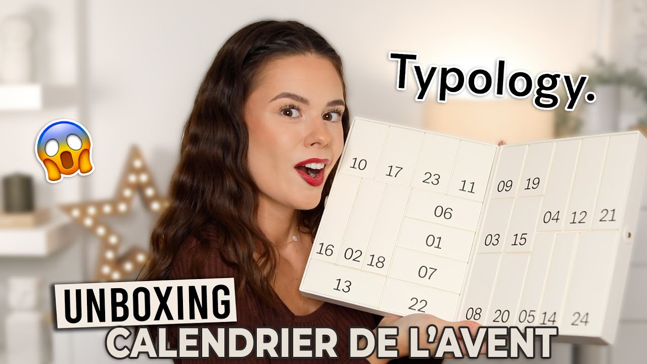 UNBOXING Calendrier de l’avent TYPOLOGY 179€ (le meilleur en skincare ?)