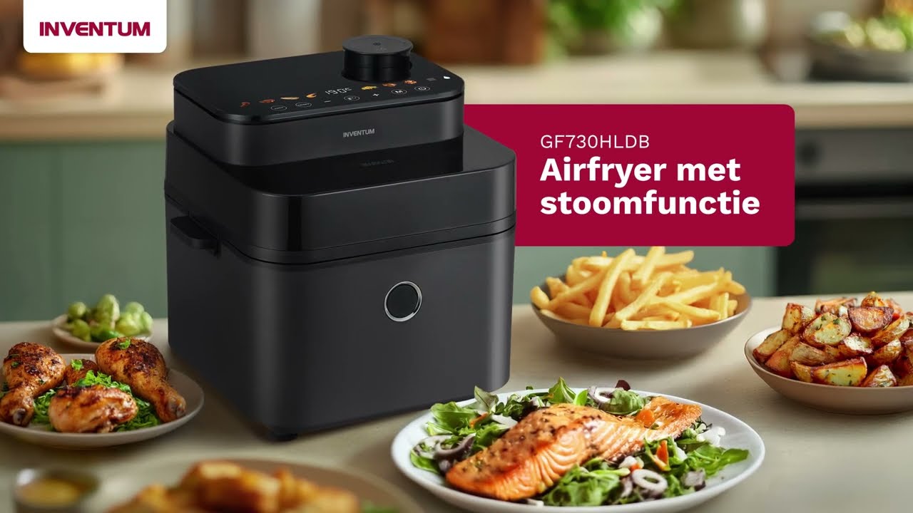 Inventum Airfryer met stoomfunctie - GF730HLDB