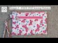 Design 2 - Easy FREE PDF sewing pattern and tutorial for cute clutch purse