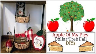 EASY  Dollar Tree Fall DIYs/ Apple Decor DIYS/ Apple Of My Pies Collab/