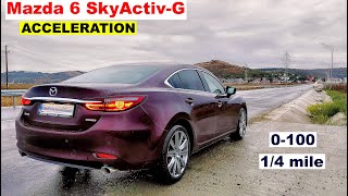 Mazda 6 SkyActiv-G acceleration 0-100, 1/4 mile, 60-100, 80-120 | 2023 | GJ | FWD | GPS results