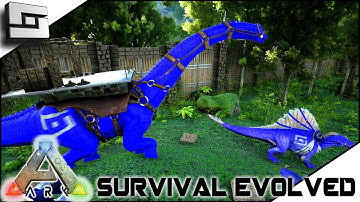 ARK: Survival Evolved - NEW BASE WALL! S2E26 ( Gameplay )