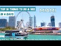 TOP 10 THINGS TO DO IN MIAMI IN 4 DAYS🌴| MIAMI BEACH, BAYSIDE MARKETPLACE, WYNWOOD ART, CALLE OCHO