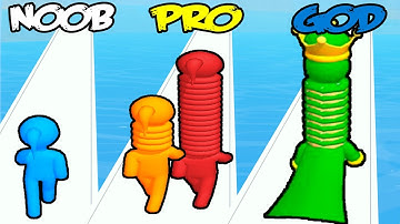 NOOB vs PRO vs HACKER in Long Neck Run