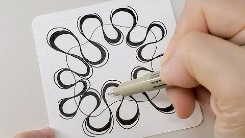 (Week 7) Drawing Zentangle – GRA-VEE