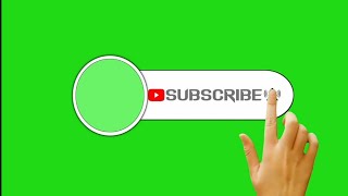 Subscribe button and Bell icon green screen //No copyright // 2021