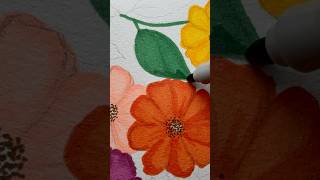 ASMR colour with me!!#art #drawing #trending #painting #satisfying #ohuhumarkers #coloring