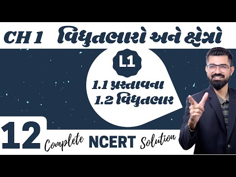 CH 01 વિધુતભાર અને ક્ષેત્રો | Topic : 1.1 and 1.2 | Prakhar12 Lec 1
