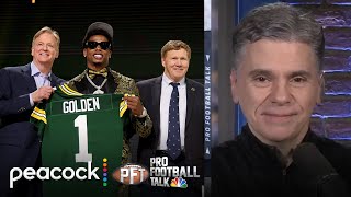Green Bay Packers select WR Matthew Golden, invest in passing game | Pro Football Talk | NFL on NBC