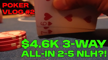 Why you should ALWAYS play suited connectors in position | 2-5 NLH | Poker Vlog #2