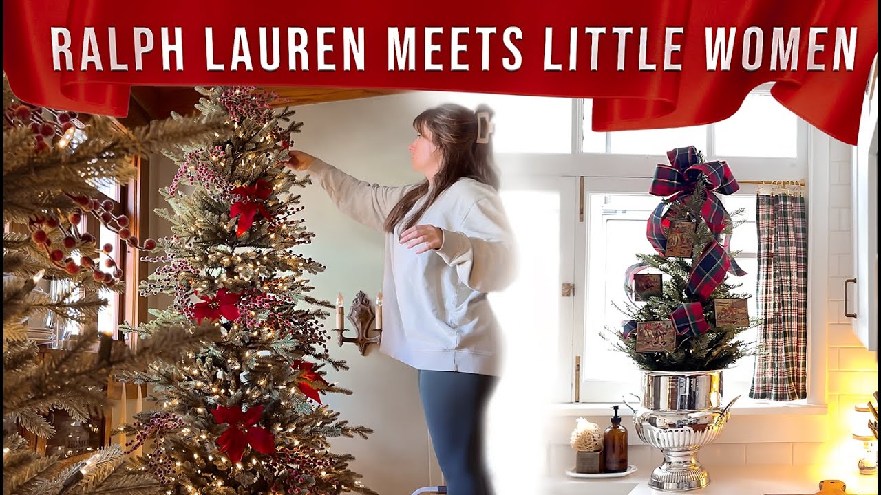 Timeless Ralph Lauren Holiday Decor: Decorating My Christmas Kitchen & Dining Room in Vintage Style