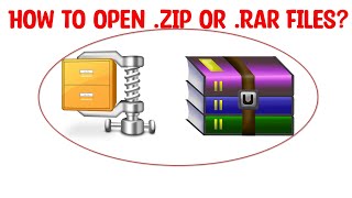 How to Open a .zip file or .rar file without Winzip/Winrar. How to Add Files to Zip or Compress them