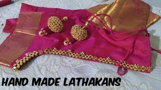 MCB's how to make attractive lathakans/hangings from waste fabric at home with new method
