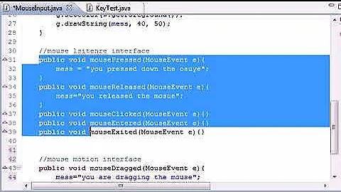 Java Game Development   32   Final Mouse Input
