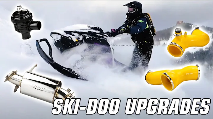 Ski Doo Summit 850 TURBO Silicone Tubes & Muffler UPGRADES!