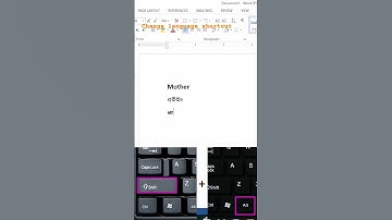 Change language shortcut in ms word #techskill #tricks