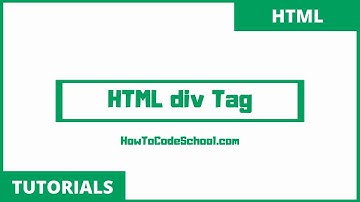 HTML div Tag