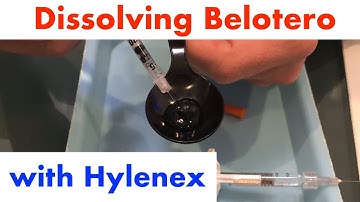 Dissolving Belotero with Hylenex- Demo & Discussion by Dr Steven F. Weiner