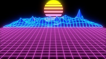 That Classic 80s Synth Look - Blender Animation Loop