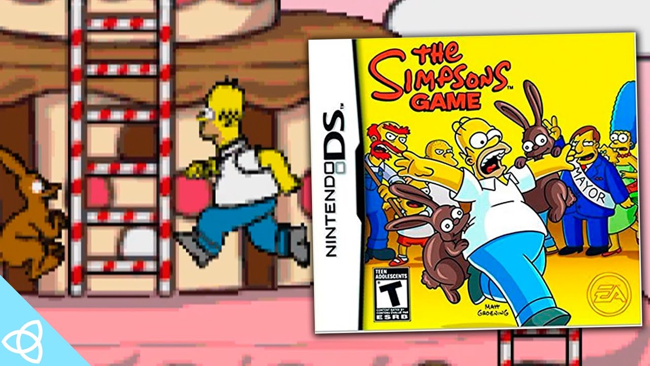 Selv tak Smuk kvinde kollision The Simpsons Game (Nintendo DS Gameplay) | Demakes - YouTube
