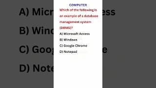 SSC COMPUTER #10 | #gk #gkquiz #computer #upsc #ssc #shorts #shortfeed