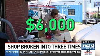 East Nashville donut shop suffers 3 break-ins in a week, costing thousands in damage