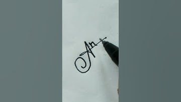 Anju Name cute signature style ❤❤😘😘 #ytshorts #viral #trendingsong #shortsfeed #shorts