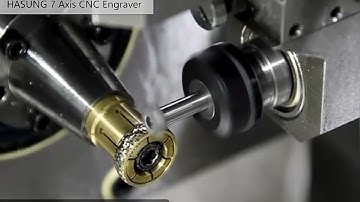 Top 1 Jewellery CNC Machine for Gold Ring and Bangle 7 Axis CNC Engraver Most advanced