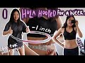 i tried HULA HOOPING 20 mins a day for a week and I LOST OVER AN INCH (tik tok made me do it...)