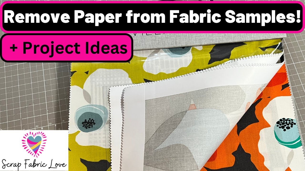How To Take Paper Off Of Fabric Samples plus How To Take The Sample How To Take Paper Off Of Fabric Samples plus How To Take The Sample