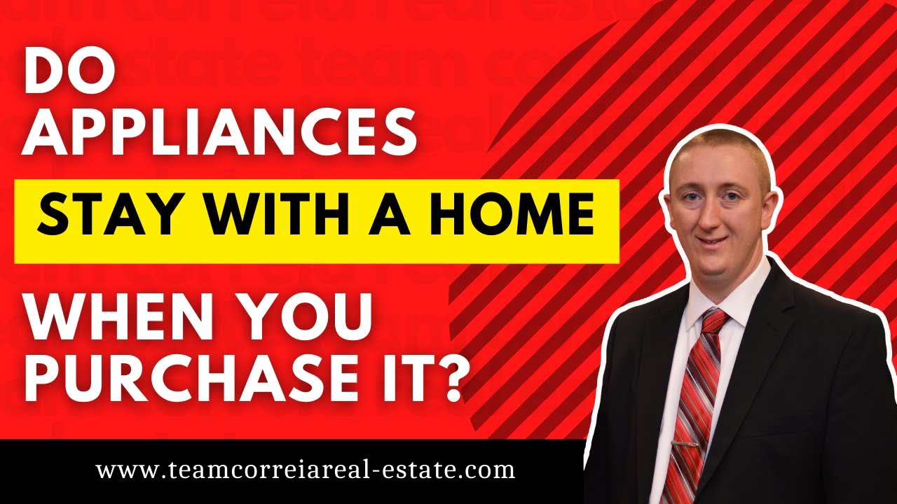 Do appliances stay with a home when you purchase it? YouTube