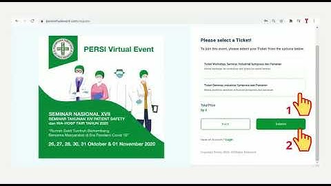 Pendaftaran Seminar Nasional XVII PERSI Tahun 2020 (Gratis)