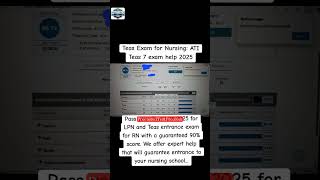 🩺 Pass your TEAS test for LPN & RN — guaranteed 90% score. Nursing school entrance secured.