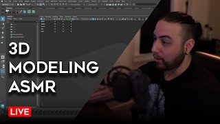  Live - Pudding Asmr - 3D Modeling - Soft Spoken