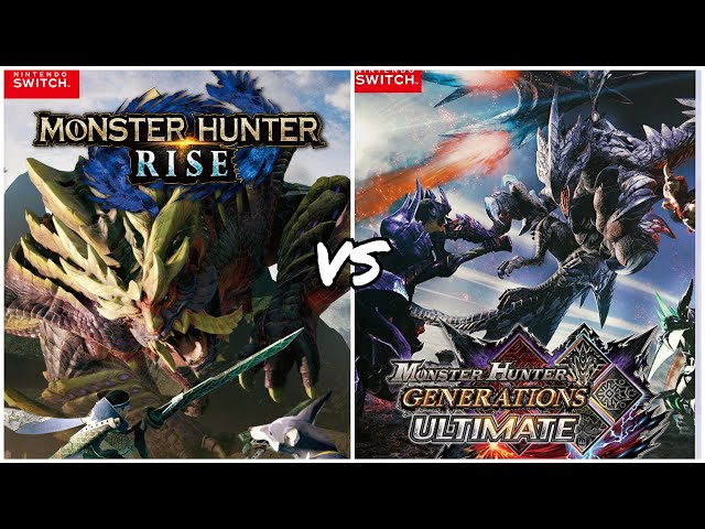 Monster Hunter Rise VS World VS Generations Ultimate - Graphics