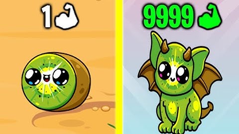 MOST POWERFUL KIWI DRAGON EVOLUTION! Max Level Power & Speed in Kiwi Evolution! (9999+ Level Kiwi!)