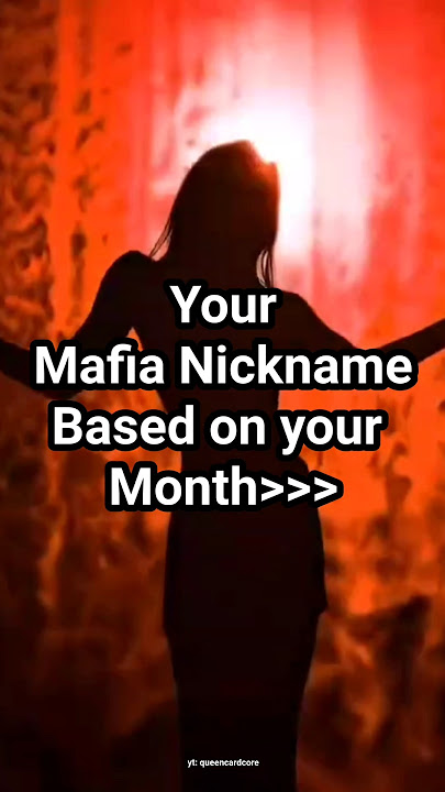 what's your Mafia Nickname 😈😈 #aesthetic #fashion #viralvideo #trending #bts #korean #queen