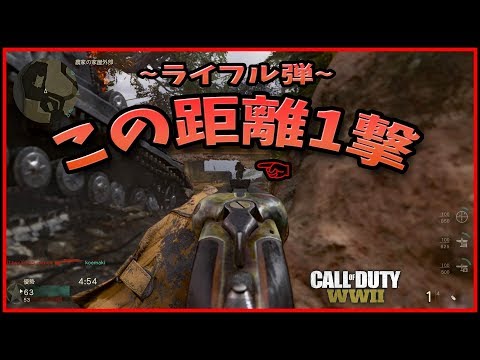 【CoD:WW2】ライフル弾は実は強かった~落ち着いた声で実況~【からくり】part3